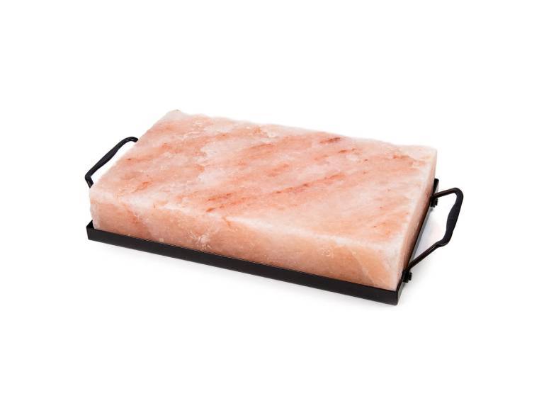 Tabla Sal Himalaya con Soporte Metal Importclick