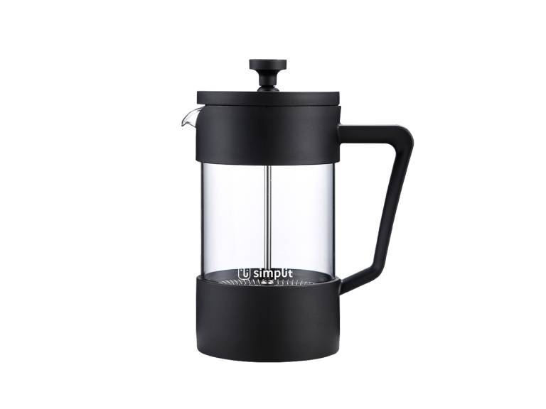 Cafetera Prensa Francesa Negra 600 ml Simplit