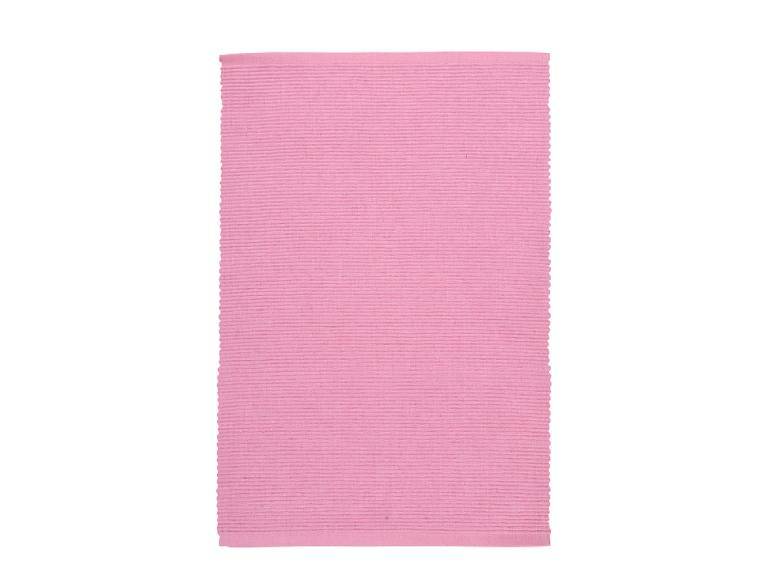 Individual Algodón Tejido Rosado