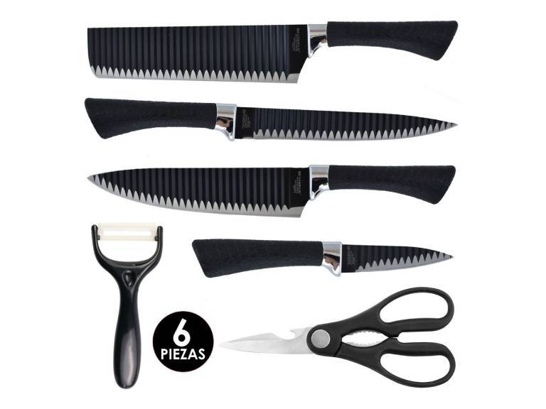 Set de cuchillos + accesorios