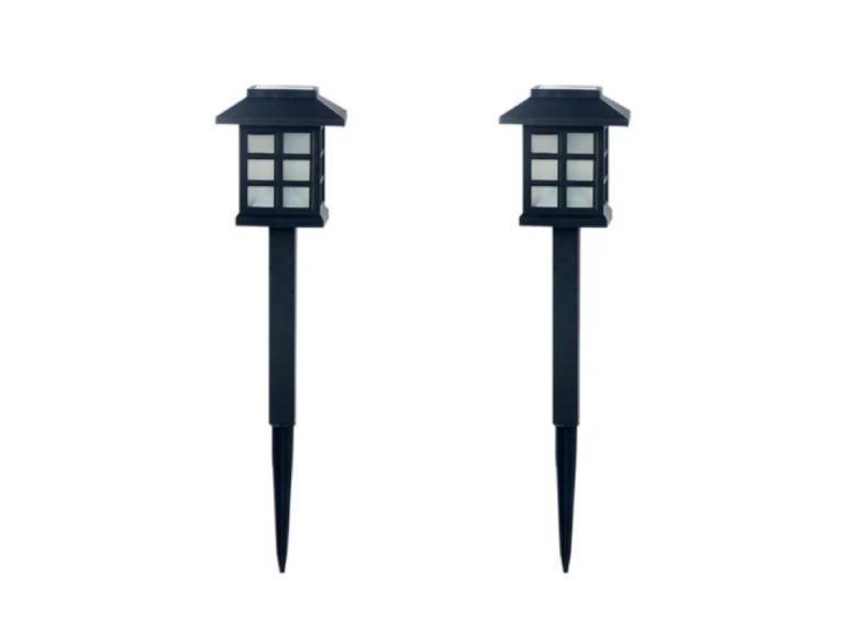 Estaca led solar luz cálida 2 Piezas