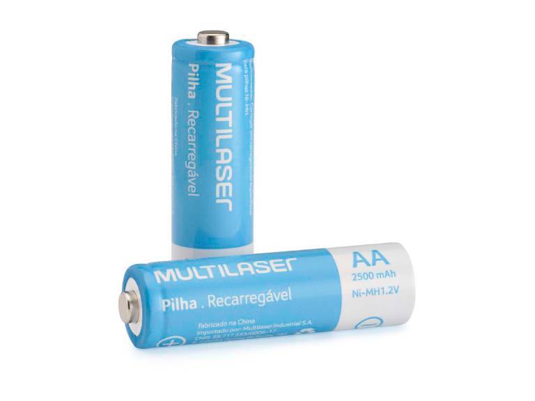 Pilas Recargables AA 4 Unidades (2500 Ma