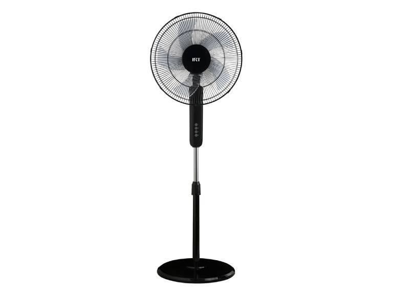 Ventilador 16 pulg Pie 50W Plástico Negr