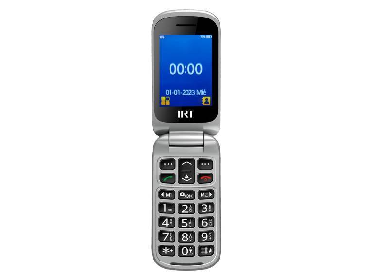 Senior Phone 4G Clamshell Negro Irt