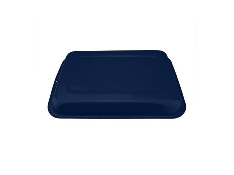 Bandeja de horno 44 cm acero vitrificado Vintage Azul