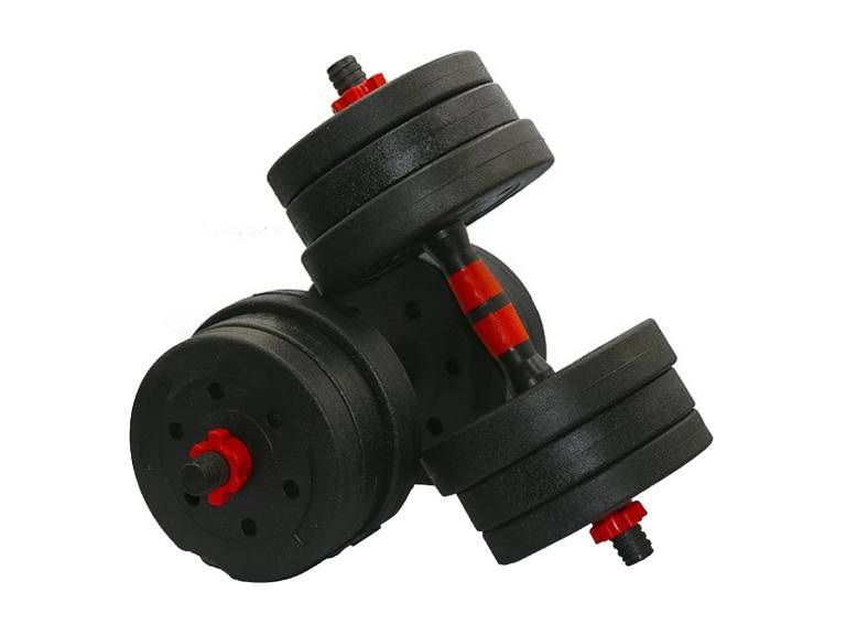 Par de Mancuernas GYM entrenamiento 20 KG Importclick