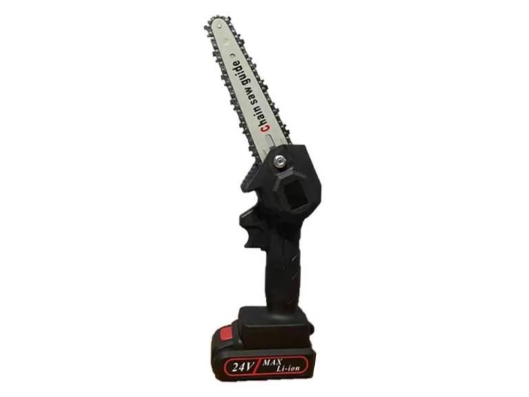 Mini Motosierra Inalámbrica poda 6 Pulgadas + 2 Baterías Importclick
