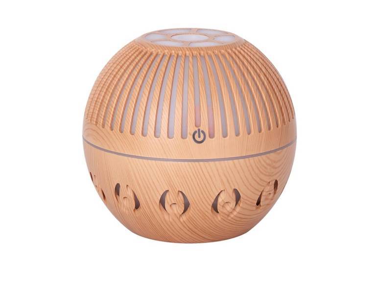 Humidificador aire café con luces antideslizante Importclick