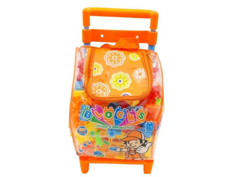 Maleta Infantil Niños Juegos Lego 85 piezas Importclick