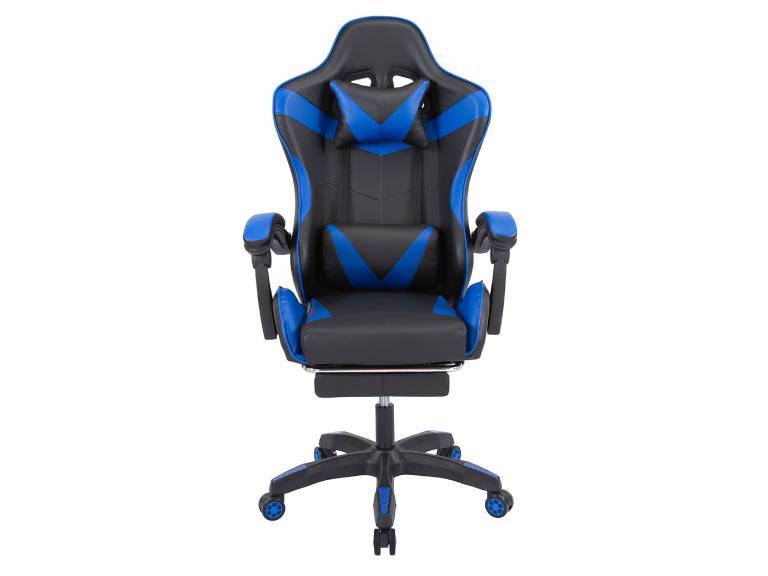 Silla Gamer oficina ajustable y reclinable Azul Importclick