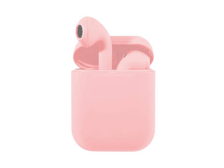 Audífonos inalámbricos bluetooth Táctil I12 Tws Rosado Importclick