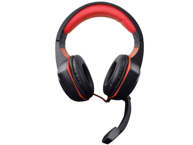 Audífono Gamer con Micrófono 3.5 mm Rojo Importclick