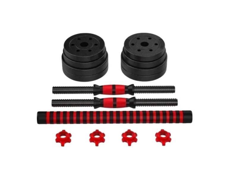 Set Mancuernas pesas 20 kg Fitness ajustables Importclick