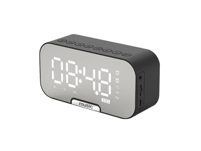 Radio reloj despertador digital parlante bluetooth Importclick