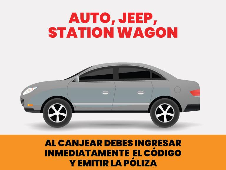 Automóvil, Station Wagon y Jeep