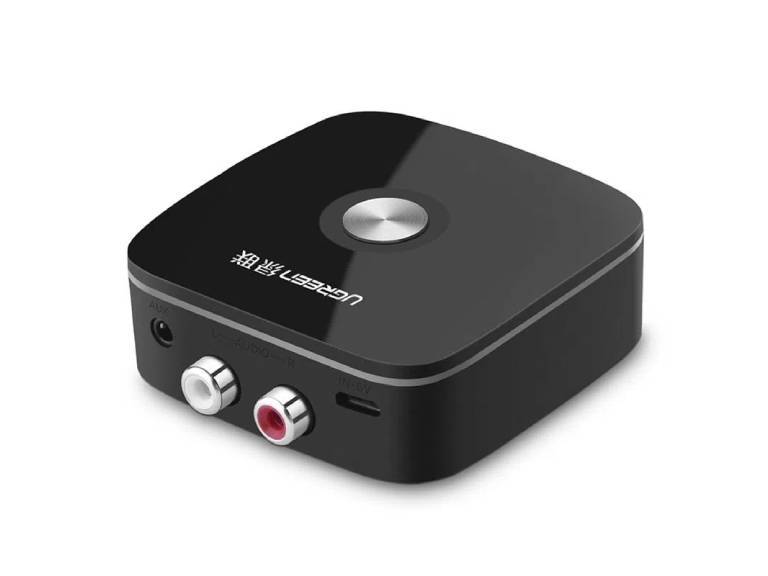 Receptor Bluetooth 5.1 / 2Rca /Aux Negro