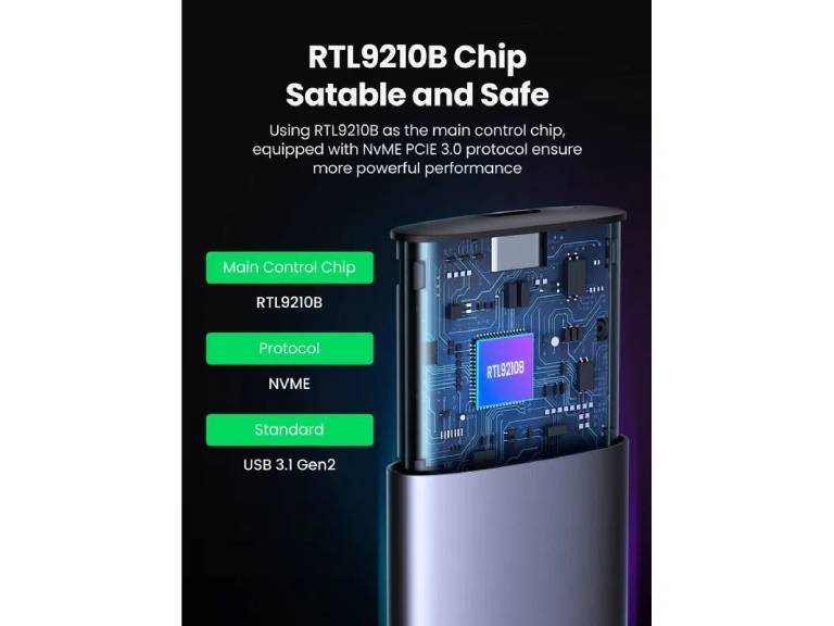 Cofre 3.0 Disco Duro M.2 Nvme (10Gps)