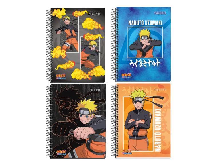Pack 6 cuadernos  Naruto ProArte 150 h