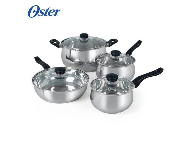 Batería de Cocina Acero Inoxidable 8 Pza