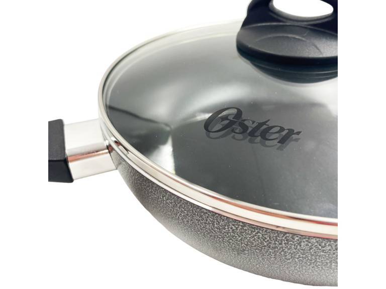 Sarten Wok Aluminio con Tapa Bastone 26