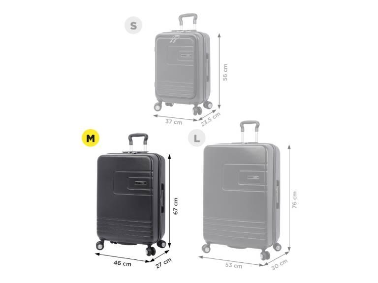 Maleta Mediana Rigida Carry On 8 Ruedas 360 TAZ002