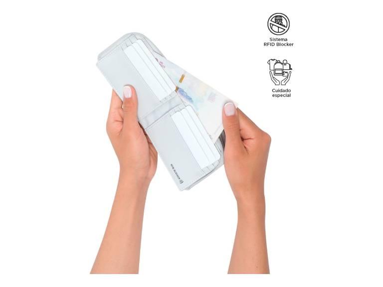 Billetera y Tarjetero Rfid Blocker Juvenil Ind004