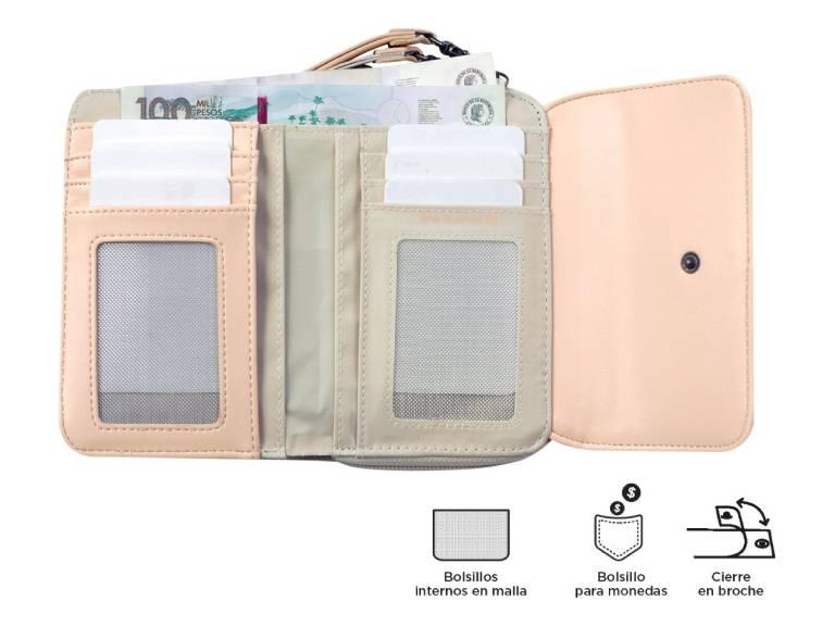 Billetera Rfid Block Mujer Organizador Tarjeta STY242