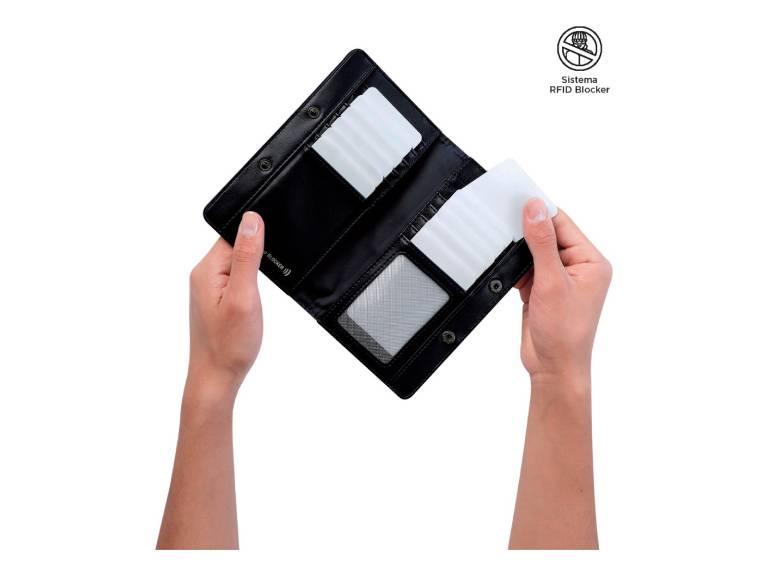 Billetera Rfid Blocker Mujer Tarjetero Pequeña STY242