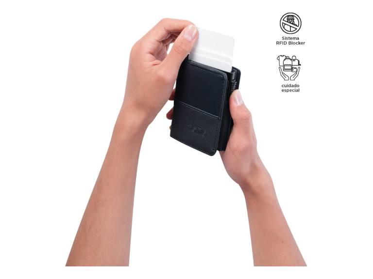 Billetera Tarjetero Rfid Blocker Pequeña Hombre SAF242