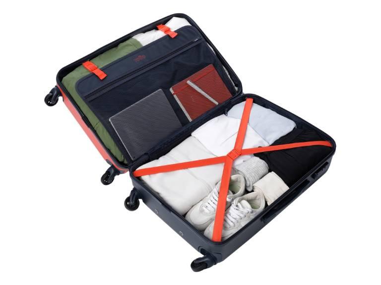 Maleta De Viaje Carry On Ajustable Ruedas 360 M Baz002