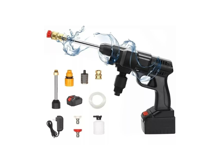 Pistola Lavado Hidro Lavadora Inalámbrica Alta Presión 1500 Watt Importclick