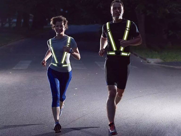 Arnés Elástico Reflectante Ajustable Running Bicicleta Importclick