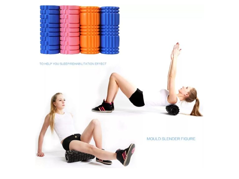 Rodillo Yoga Pilates Ejercicios Elongación Celeste Importclick