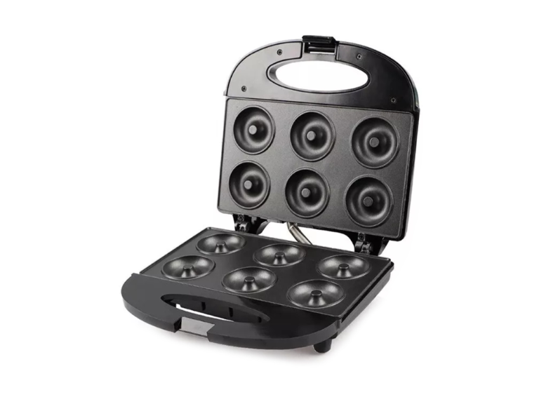 Máquina 6 Donuts Rosquillas Antiadherente Negro Importclick
