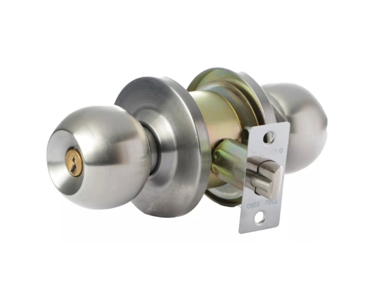Chapa Cerradura Puerta Llave Plateada Importclick