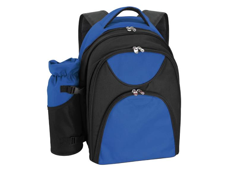 Mochila-Cooler de Picnic 4 personas Azul