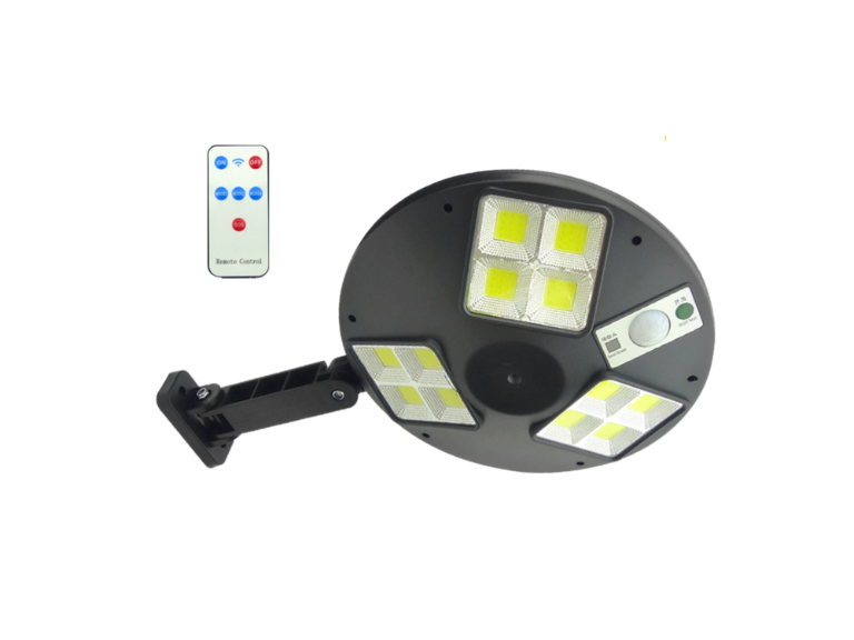 Farol Solar 12 Placas COB LED Sensor Movimiento Importclick