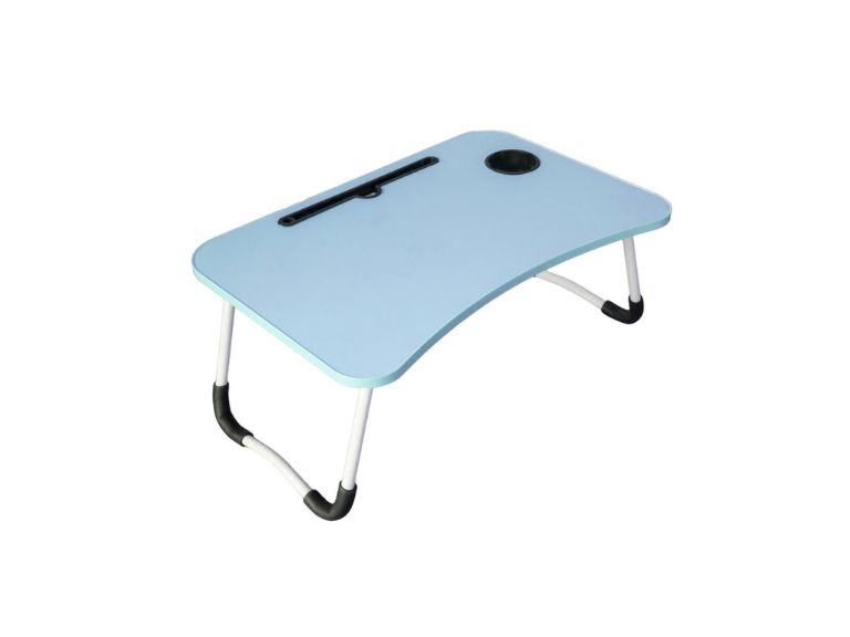 Bandeja Mesa Madera Notebook Posa Vaso Celeste Importclick