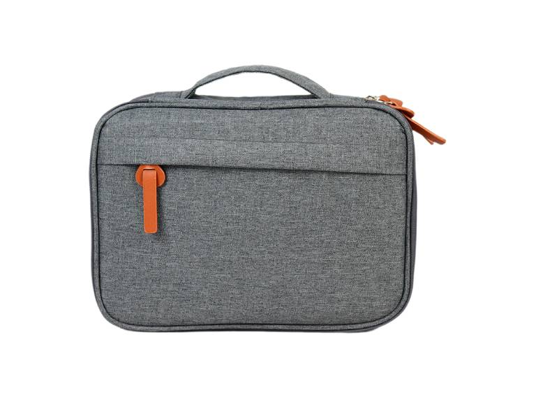 Necessaire doble Gris