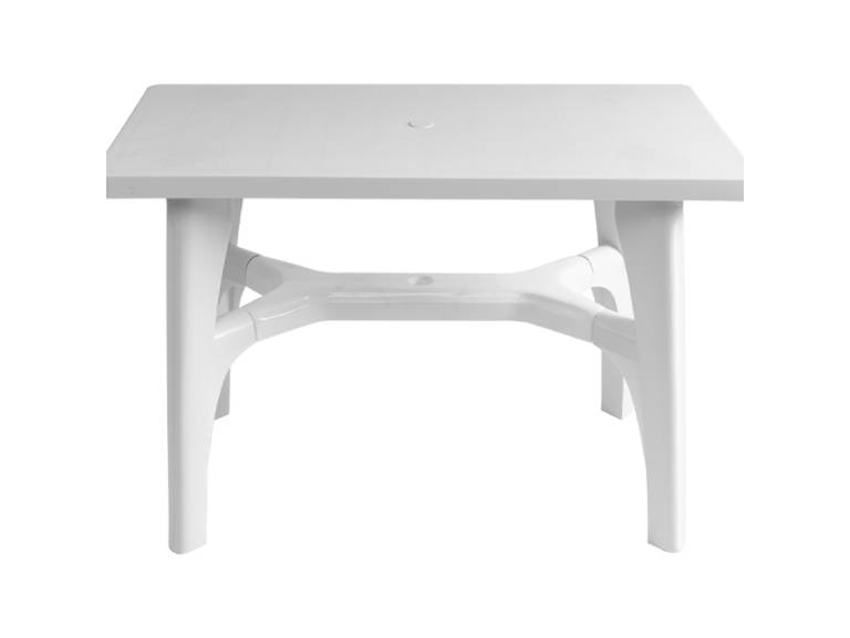 Mesa Plástica Rectangular Blanca