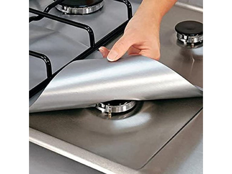 Pack 24 Laminas Aluminio Protector Cocina A Gas Importclick