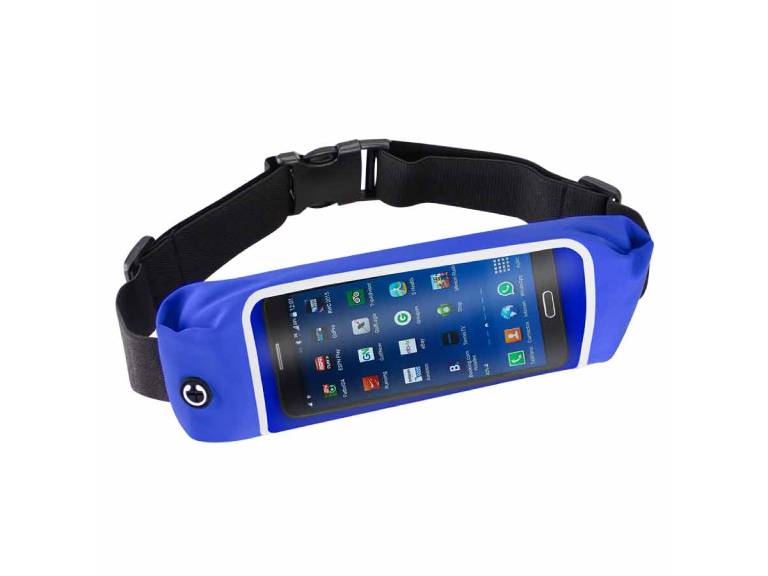 Banano Impermeable Porta-Smartphone Azul