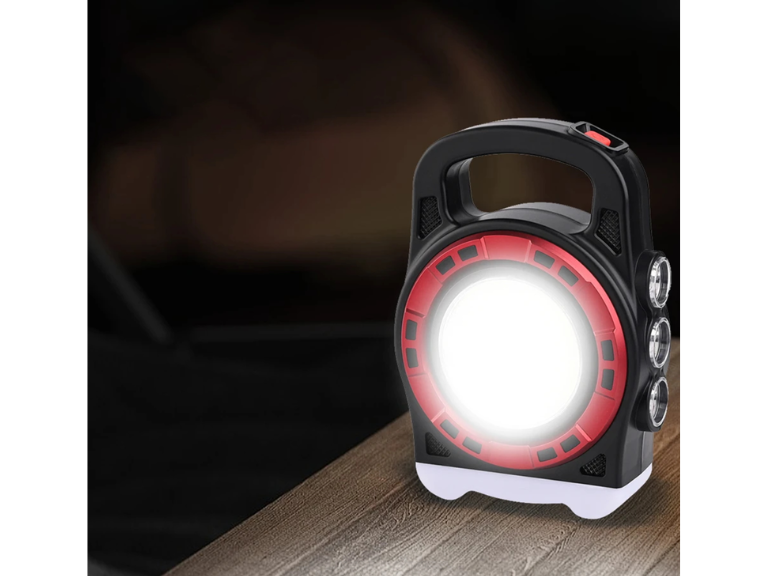 Linterna Luz Solar Exteriores Camping Carga USB Importclick
