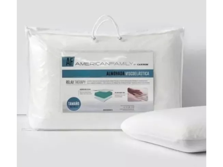Pack 2 Almohadas Viscoelástica Memory Cannon 40x60 CM Importclick
