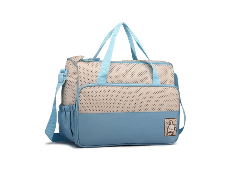Bolso Maternal Cuidado Infantil Bebés PPM Azul Importclick