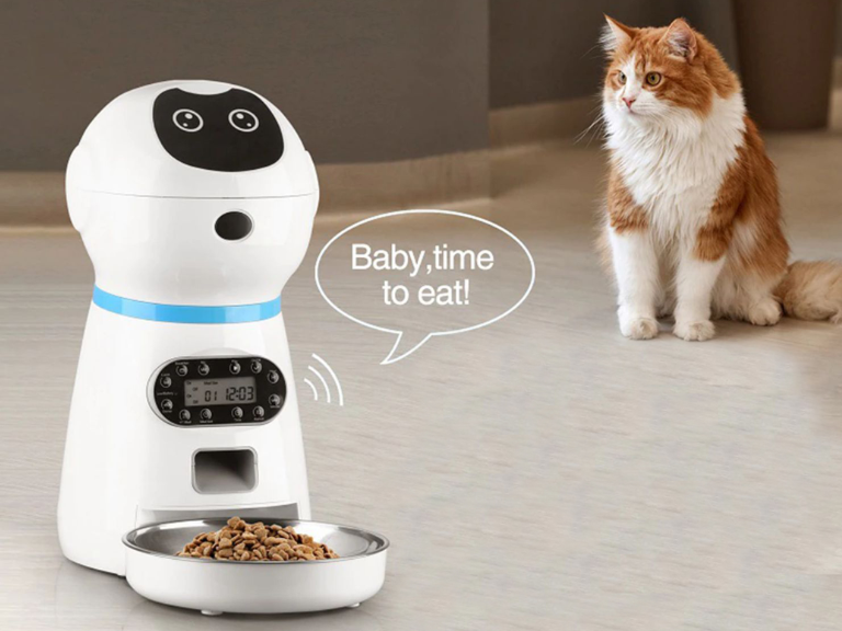 Robot Dispensador Automático Alimentos Mascotas Importclick