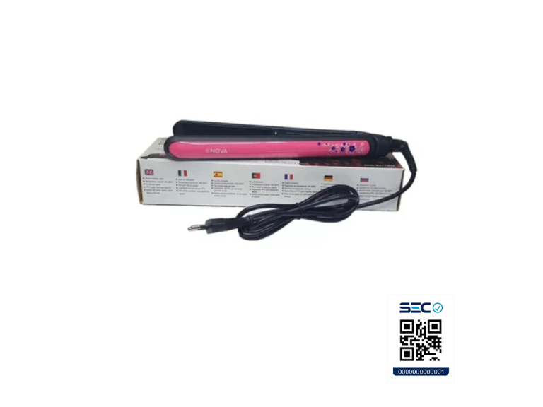 Alisador Plancha Pelo Antiestática Rosado Importclick