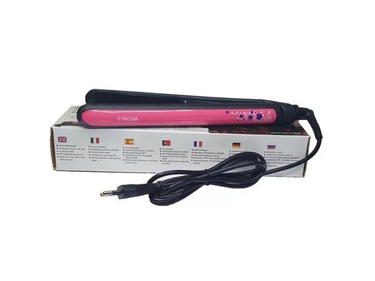 Alisador Plancha Pelo Antiestática Rosado Importclick