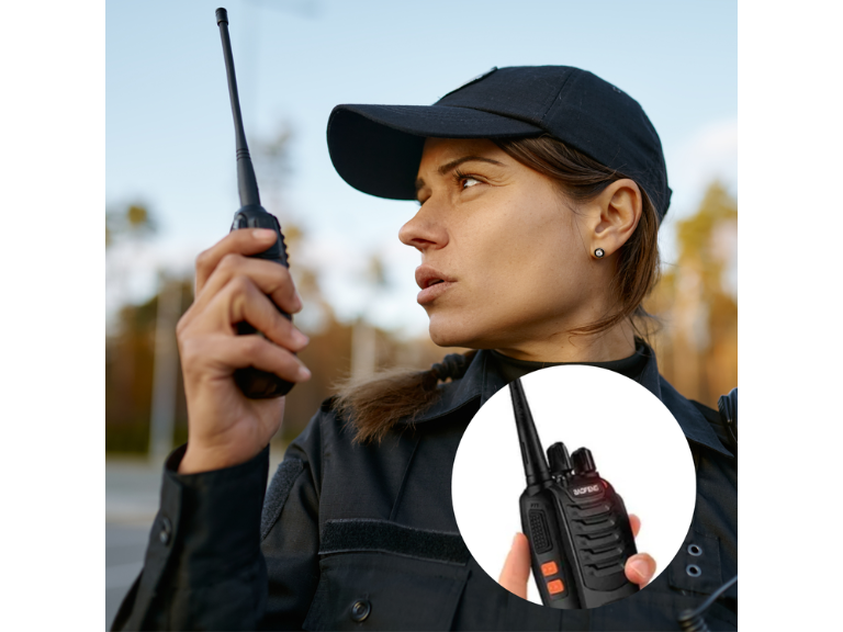 Kit 2 Radios Walkie Talkie Transmisor Manos Libres Importclick