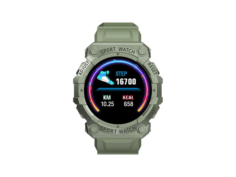 Reloj Smart Band Carga USB Deportivo Verde Importclick